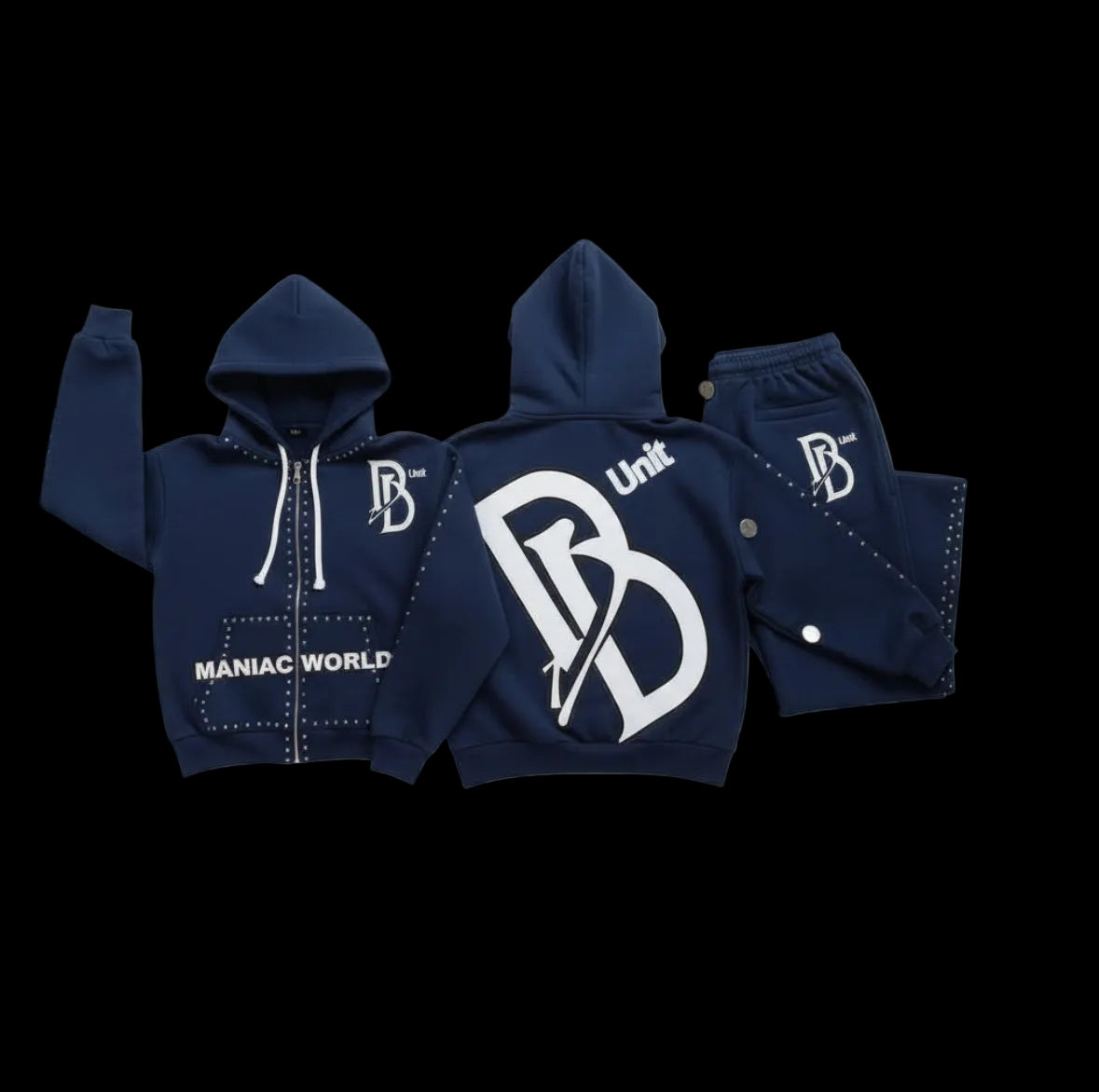 MANIAC WRLD DB UNIT TRACKSUIT SET