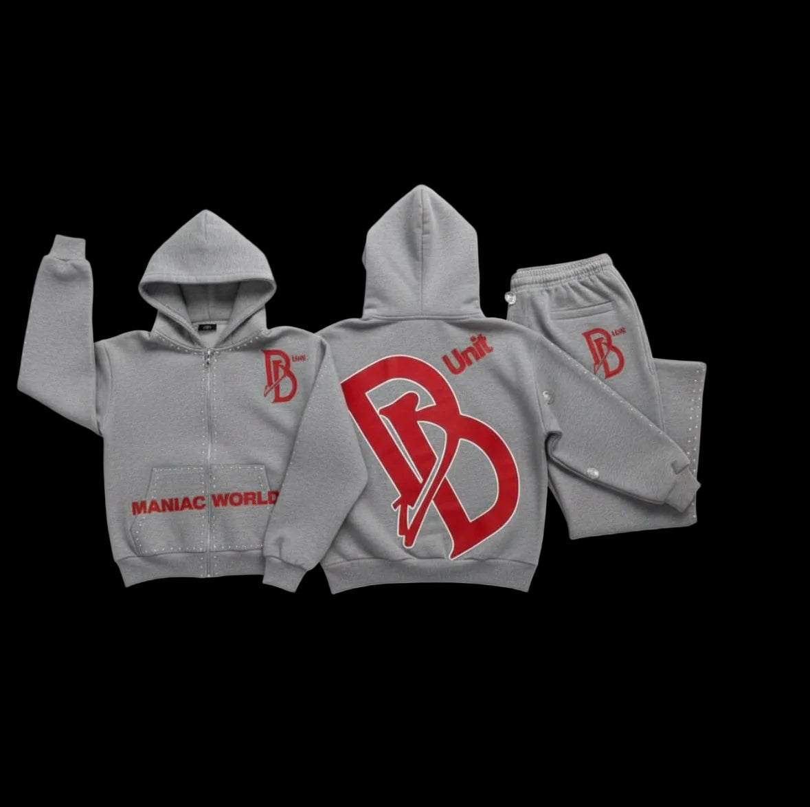 MANIAC WRLD DB UNIT TRACKSUIT SET