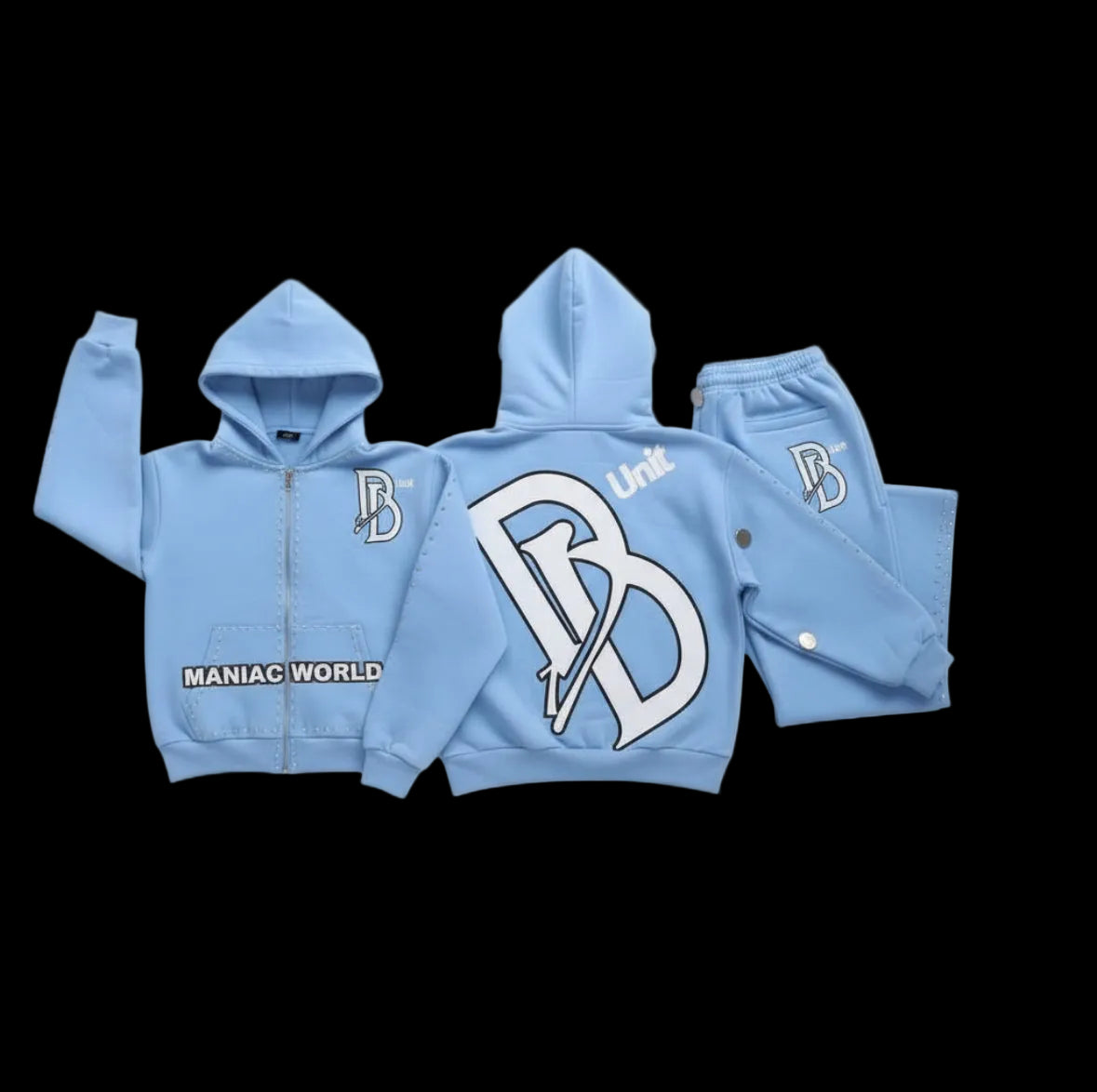 MANIAC WRLD DB UNIT TRACKSUIT SET
