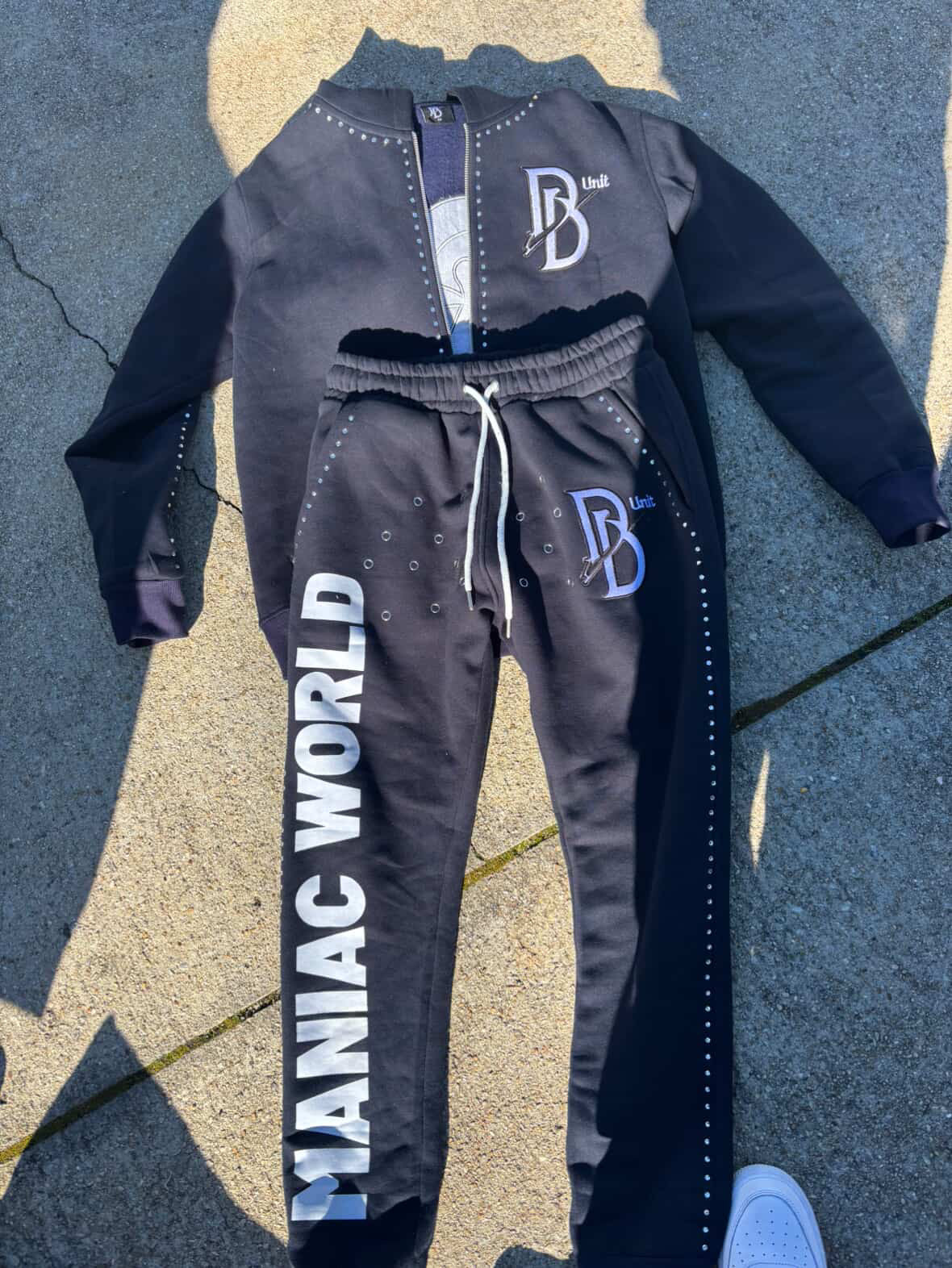 MANIAC WRLD DB UNIT TRACKSUIT SET