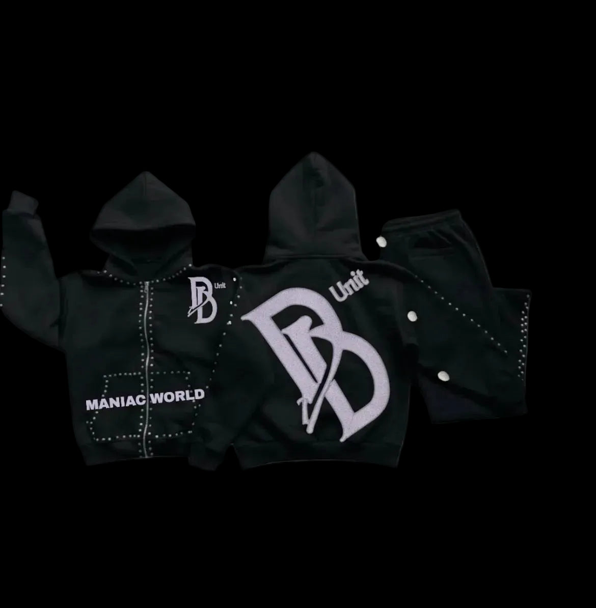 MANIAC WRLD DB UNIT TRACKSUIT SET